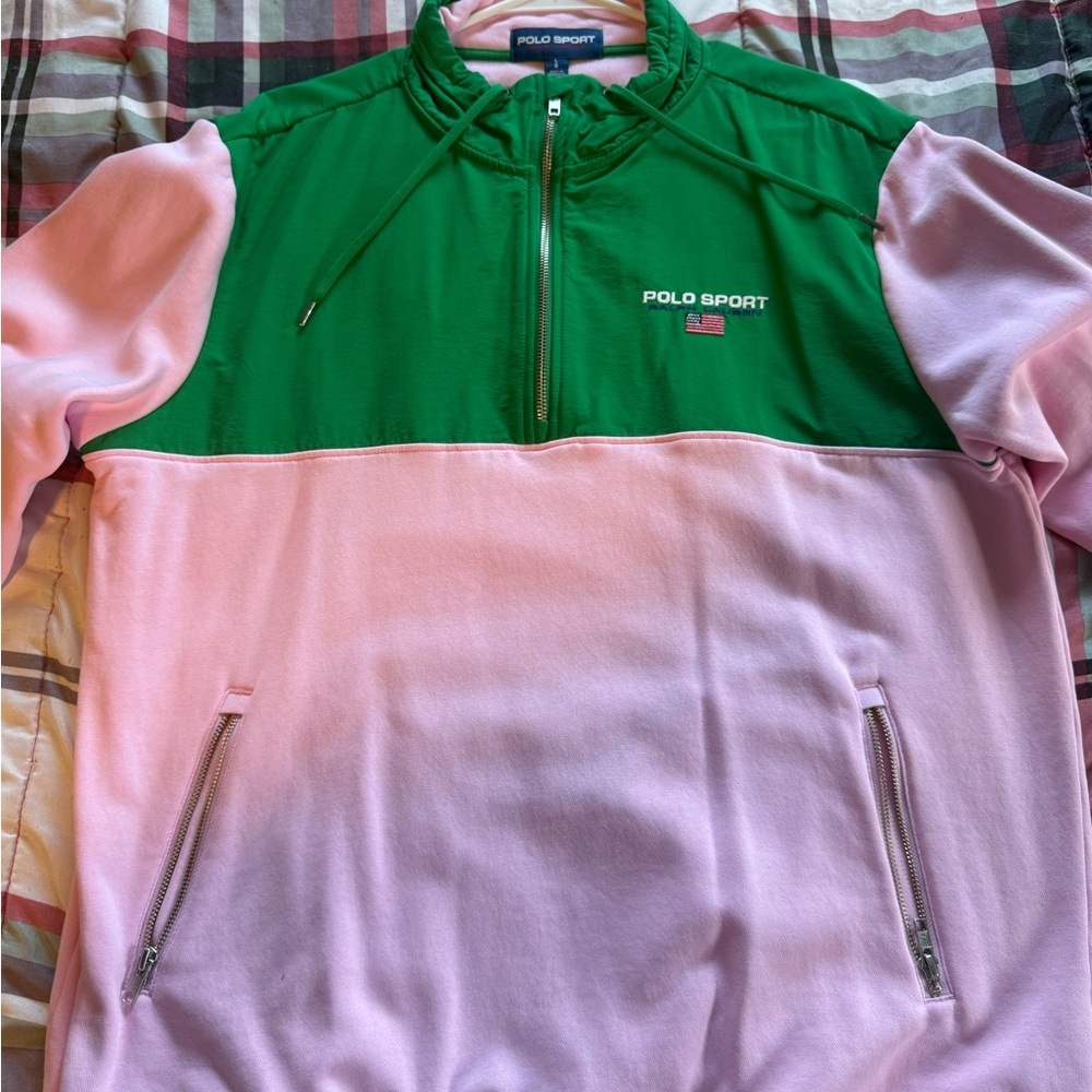 Polo by Ralph Lauren Green and Pink Jacket